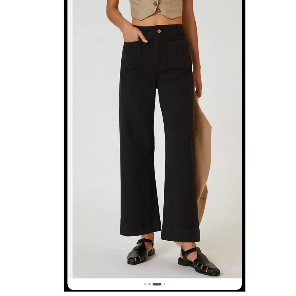 Pilcro The Skipper High Rise Wide Leg Jeans Size 26 boho minimalist flattering